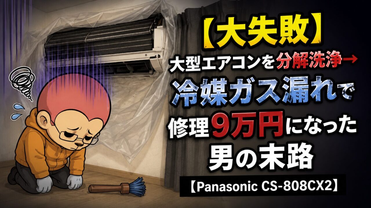 エアコン洗浄・失敗のアイキャッチ