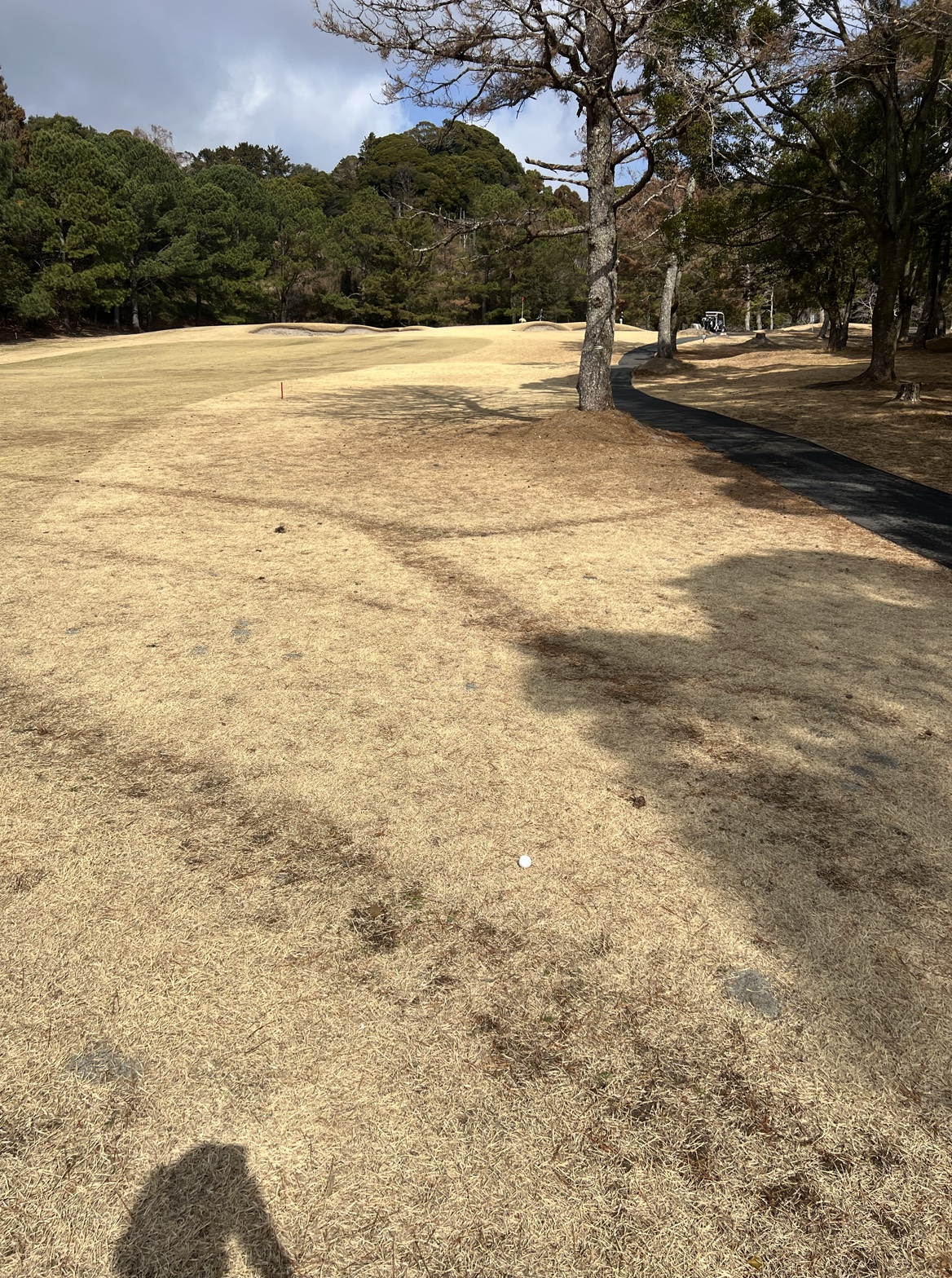 掛川カントリークラブ 6番ホール フェアウェイ